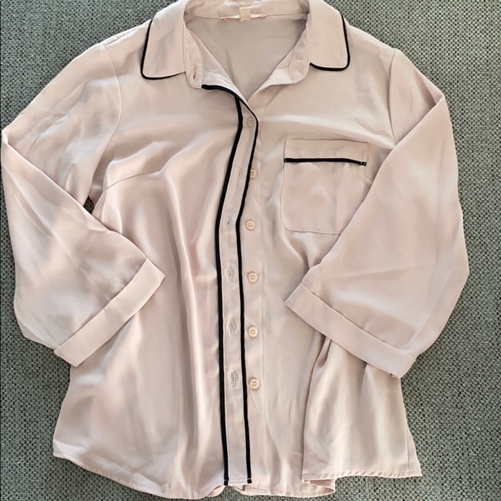 Pink Chiffon Shirt